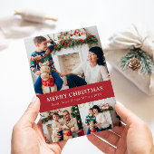 Joyeux Noël Photo Collage Carte de vacances