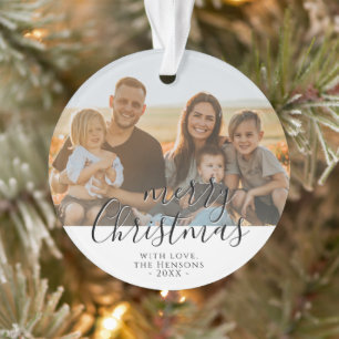 Joyeux Noël Photo de famille avec texte