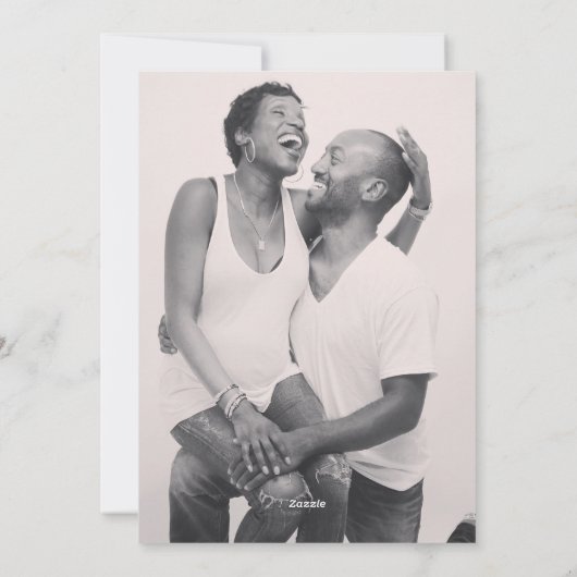 Joyeux Noël Photo Gold Calligraphy Carte (Dos)