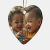 Joyeux Noël Photo Ornement de Noël (Gauche)