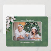 Joyeux Noël Photo personnalisée Carte de vacances (Devant / Derrière)