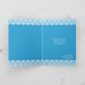 Joyeux Noël photo pliée Carte de voeux (Intérieur)