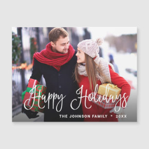 Joyeux Noël PHOTO Vacances Carte magnétique