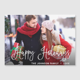 Joyeux Noël PHOTO Vacances Carte magnétique