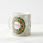 Joyeux Noël Pickleball 1A Mug (Devant gauche)