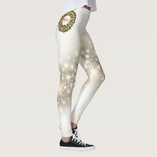 Joyeux Noël Pickleball 1A Options Leggings (Droite)
