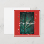 Joyeux Noël Pine verte Fir Tree Carte de voeux (Devant / Derrière)