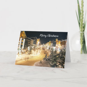 Joyeux Noël Plié Carte de vacances