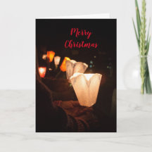 Joyeux Noël Plié Carte de vacances