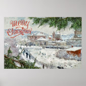 Joyeux Noël. Poster Claude Monet (Devant)