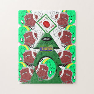 Joyeux Noël Puzzle Football de Noël