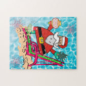 Joyeux Noël Puzzle Joyeux Noël Père Noël Jouets (Horizontal)