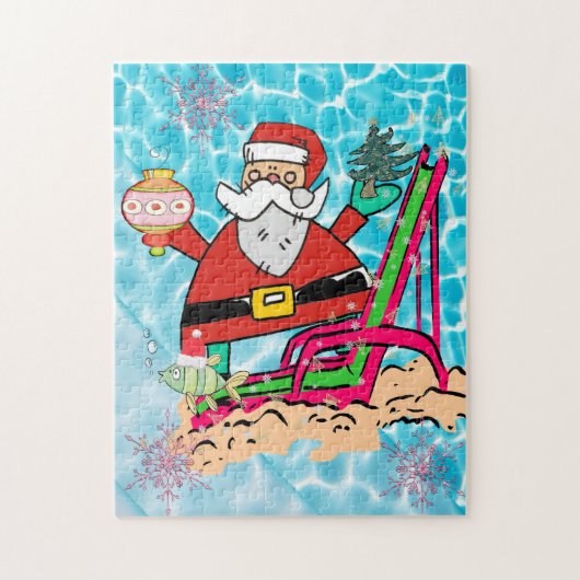 Joyeux Noël Puzzle Joyeux Noël Père Noël Jouets (Vertical)