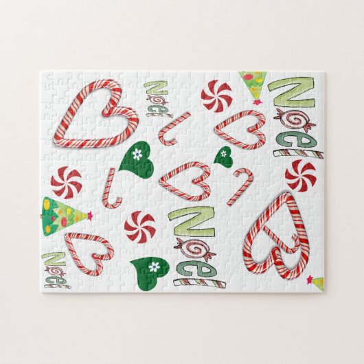 Joyeux Noël Puzzle Noel Elf (Horizontal)