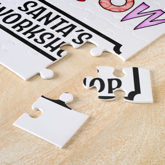 Joyeux Noël Puzzle Noël Meow Chat Dame (Côté)