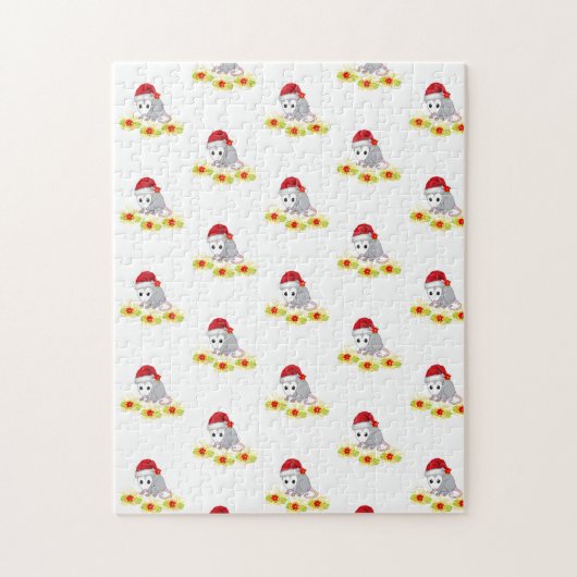 Joyeux Noël Puzzle Noël Opossum (Vertical)