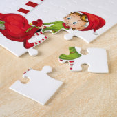 Joyeux Noël Puzzle Noël Snowman Elf (Côté)