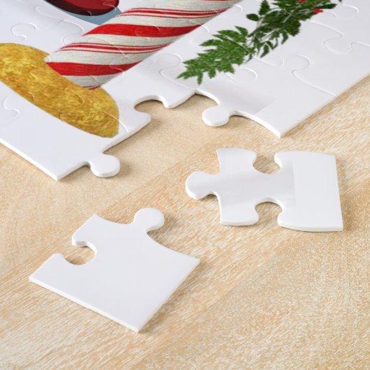 Joyeux Noël Puzzle Père Noël (Côté)