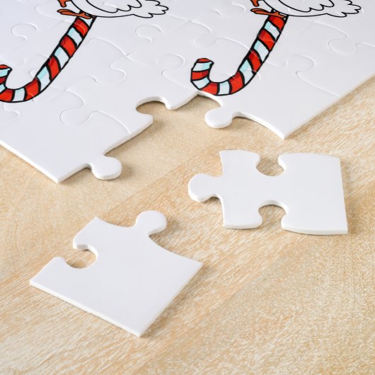Joyeux Noël Puzzle Poulets de Noël (Côté)