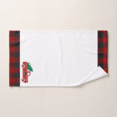 Joyeux Noël ramassage et arbre Serviette de bain e (Serviette à main)