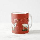 Joyeux Noël Red Deer Mug (Devant droit)