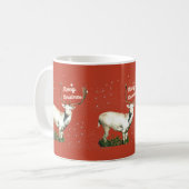Joyeux Noël Red Deer Mug (Devant gauche)