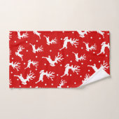 Joyeux Noël Renne Rouge Plaid (Serviette à main)