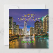 Joyeux Noël, rivière Chicago, MODÈLE (Devant)