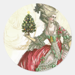 Joyeux Noel Ronde Sticker