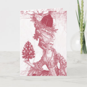 Joyeux Noel (rood) Merry Christmas Feestdagen Kaart