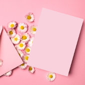 Joyeux Noël rose et vert minima carte de vacances