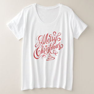 Joyeux Noël Rouge fantaisie Cursive Typographie