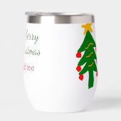 Joyeux Noël rouge vert Noël ajouter le nom (Droite)