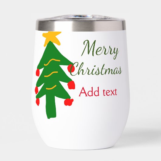 Joyeux Noël rouge vert Noël ajouter le nom (Avant)