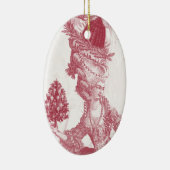 Joyeux Noel (route) Keramisch Ornament (Rechts)