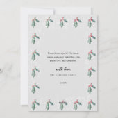 Joyeux Noël Russe Camion Rouge Plat Carte de vacan (Dos)