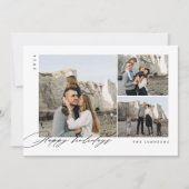 Joyeux Noël Rustique de vacances Carte de Noël (Devant)