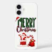 Joyeux Noël Santa Coque iPhone 16 (Verso)