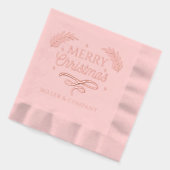 Joyeux Noël Script Entreprise Nom personnalisé (Gauche)