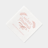 Joyeux Noël Script Entreprise Nom personnalisé (Droite)