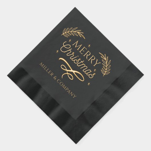 Joyeux Noël Script Entreprise Nom personnalisé (Droite)