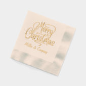Joyeux Noël Script Entreprise Nom personnalisé (Gauche)