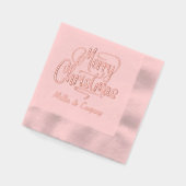 Joyeux Noël Script Entreprise Nom personnalisé (Gauche)