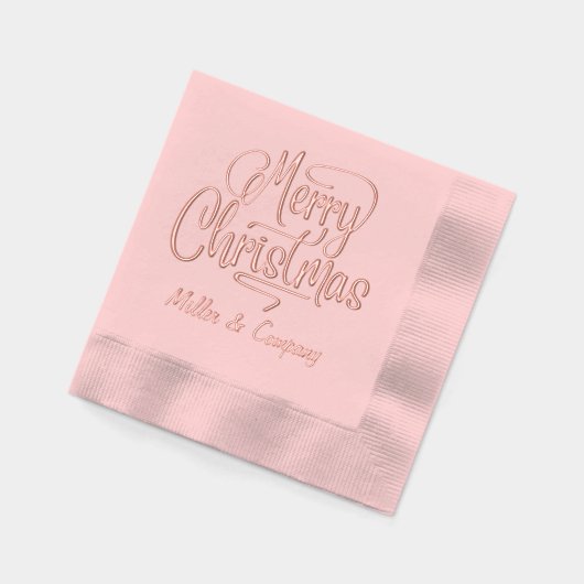 Joyeux Noël Script Entreprise Nom personnalisé (Gauche)