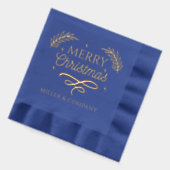 Joyeux Noël Script Entreprise Nom personnalisé (Gauche)