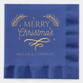 Joyeux Noël Script Entreprise Nom personnalisé (Recto)