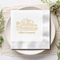 Joyeux Noël Script Entreprise Nom personnalisé
