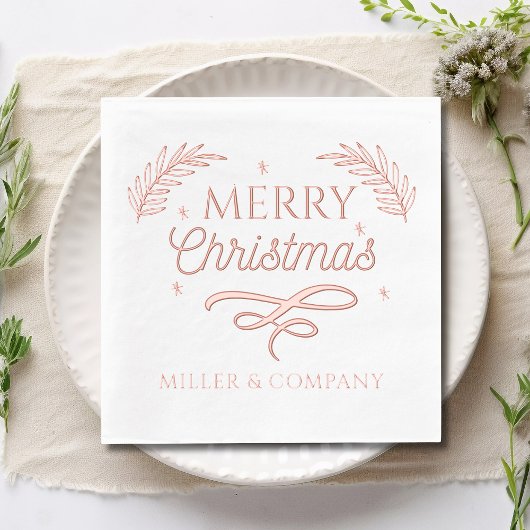 Joyeux Noël Script Entreprise Nom personnalisé