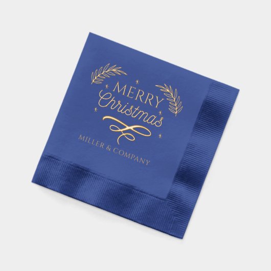 Joyeux Noël Script Entreprise Nom personnalisé (Gauche)