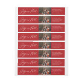 Joyeux Noel Script Photo-adres voor Kerstmis (Vel)